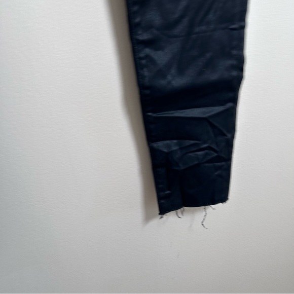 Joe's Jeans | The Charlie High Rise Skinny Ankle, Coated | Black | Size 28 - Picture 11 of 12